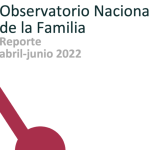 REPORTE  MAYO – JUNIO 2022 DEL OBSERVATORIO DE LA FAMILIA UPM